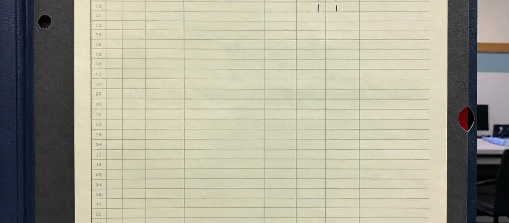 The Attendance Sheet Ends Before Dismissal