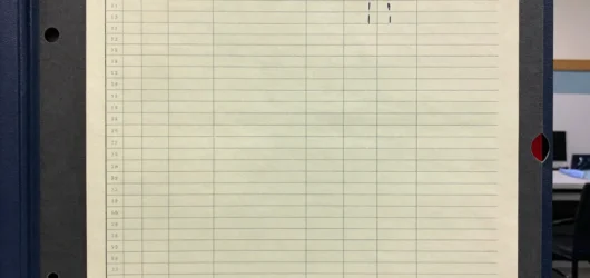 The Attendance Sheet Ends Before Dismissal